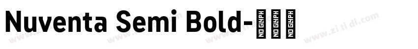 Nuventa Semi Bold字体转换 Nuventa Semi Bold字体转换